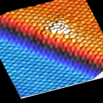 STM image of VC in graphene on Cu(111)