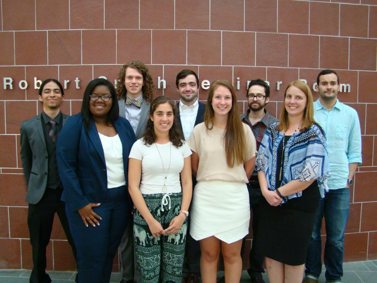 group of students from the summer reu program