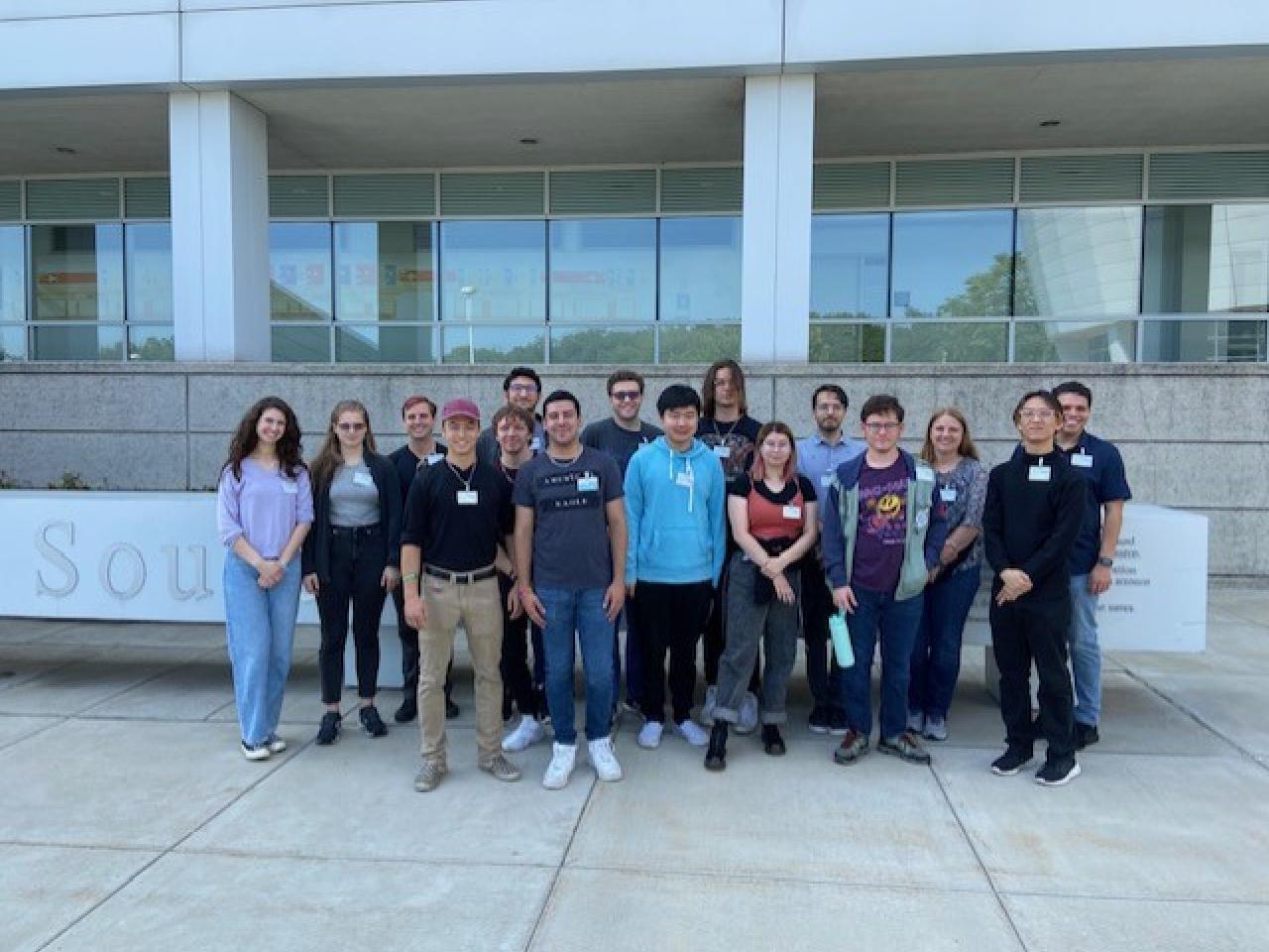 Group photo of summer reu 2023 participants